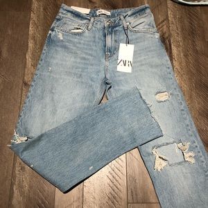 Zara straight leg jeans